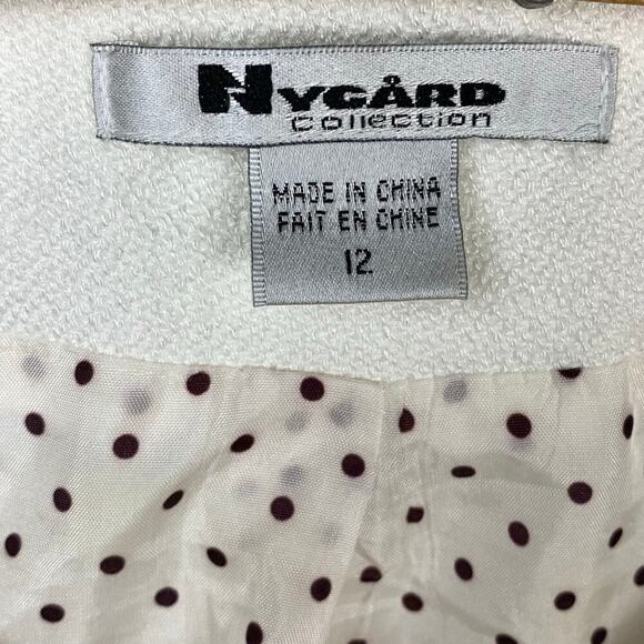 Nygard Collection Winter White A-Line Swing Jacket Size 12 - Picture 4 of 8